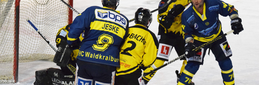 Eishockey Bayernliga EHC Waldkraiburg hat Koenigsbrunn und Peissenberg vor der Brust
