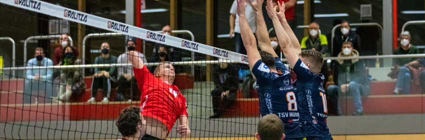 Zweite Volleyball Bundesliga der Herren Muehldorf knoepft Dresden 3 Punkte ab