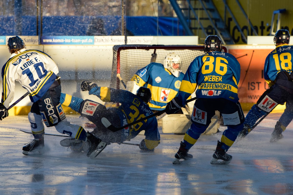 Eishockey BY - PD Finale: Trotz knappem Ergebnis: Löwen überzeugen in Pfaffenhofen